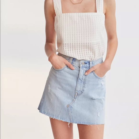 light blue skirt next